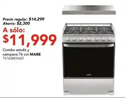 City Club Mabe estufa y campana oferta