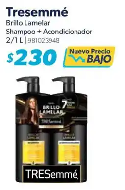 Sam's Club Tresemmé brillo lamelar shampoo + acondicionador oferta