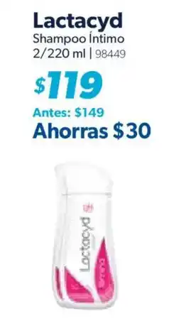 Sam's Club Lactacyd shampoo íntimo oferta
