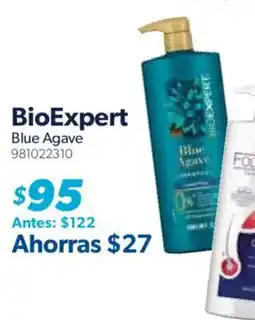 Sam's Club BioExpert blue agave shampoo oferta