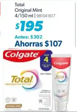 Sam's Club Colgate Total Original Mint oferta