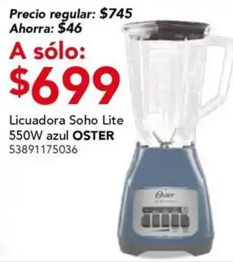 City Club Oster Licuadora Soho Lite oferta