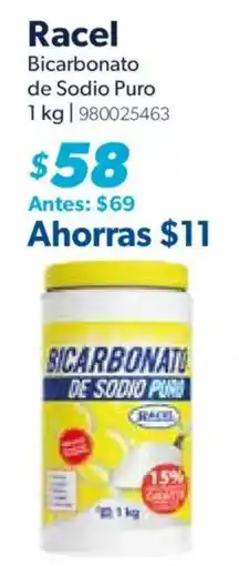 Sam's Club Racel bicarbonato de sodio puro oferta
