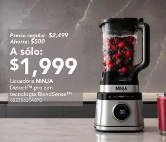 City Club Ninja licuadora detect pro con tecnologia blendsense oferta