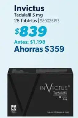 Sam's Club Invictus Tadalafil 5 mg oferta
