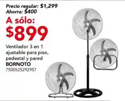 City Club Bornoto Ventilador 3 en 1 oferta