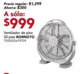 City Club bornoto ventilador de piso oferta