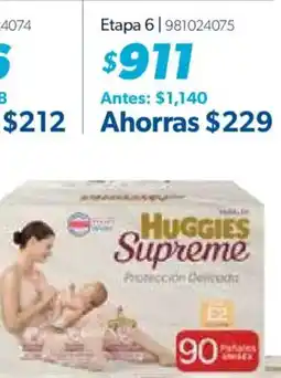 Sam's Club Huggies Supreme oferta