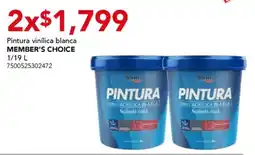 City Club Member's Choice Pintura Vinilica Blanca oferta