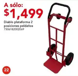 City Club Diablo plataforma 2 posiciones peldaños oferta