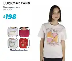 Sam's Club Lucky Brand Playera para dama oferta