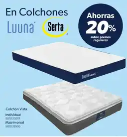 Sam's Club Luuna colchon vista oferta