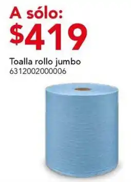City Club Toalla rollo jumbo oferta