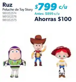 Sam's Club Ruz Peluche de Toy Story oferta
