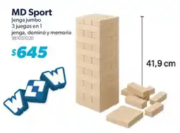 Sam's Club MD Sport jenga jumbo oferta