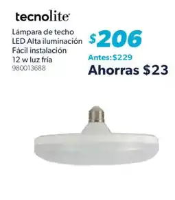 Sam's Club tecnolite lámpara de techo led alta iluminación oferta