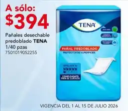 City Club Tena pañales desechable predoblado oferta