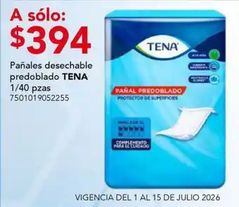 City Club Tena pañales desechable predoblado oferta