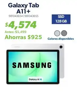Sam's Club Samsung Galaxy Tab A11+ oferta