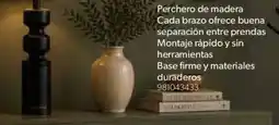 Sam's Club Perchero de madera oferta