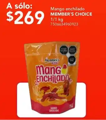 City Club Member's Choice mango enchilado oferta