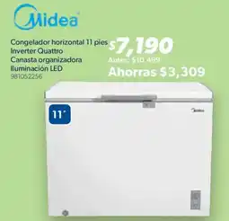 Sam's Club Midea congelador horizontal 11 pies oferta