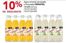 City Club Peñafiel agua mineral naranjada o limonada oferta