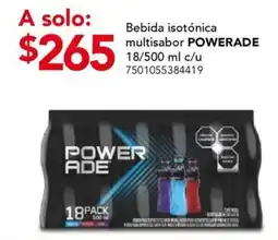 City Club Powerade Bebida isotónica multisabor oferta