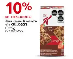 City Club Kellogg's Barra Special K cosecha roja oferta