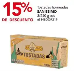 City Club Sanissimo Tostadas horneadas oferta