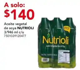 City Club Nutrioli Aceite Vegetal de Soya oferta