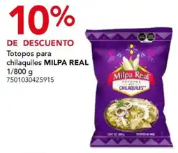 City Club Milpa Real totopos para chilaquiles oferta