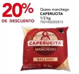 City Club Caperucita queso tipo manchego oferta