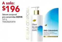 City Club Dove sérum corporal pro-ceramidas oferta