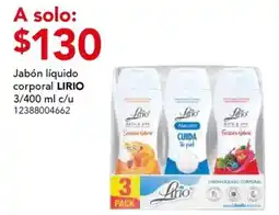 City Club Lirio jabón líquido corporal oferta