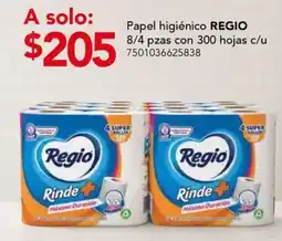 City Club Regio papel higiénico oferta