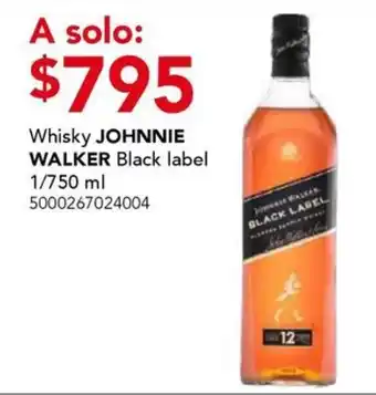 City Club Johnnie Walker Black Label oferta