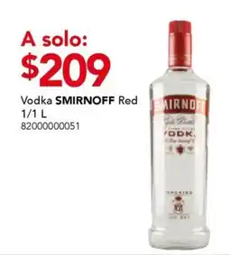 City Club Vodka Smirnoff Red oferta