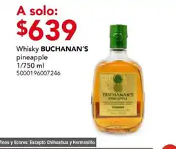 City Club Whisky Buchanan's pineapple oferta