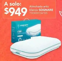City Club Sognare Almohada artic blanco oferta
