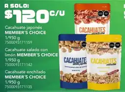 City Club Member's Choice Cacahuates oferta