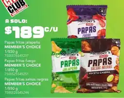 City Club Member's Choice Papas Fuego oferta