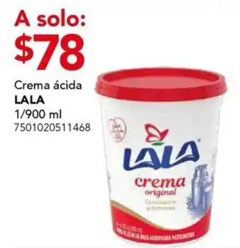 City Club LALA crema ácida oferta