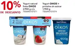 City Club Yogurt natural fresa OIKOS oferta
