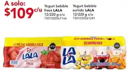 City Club Yogurt bebible fresa LALA oferta