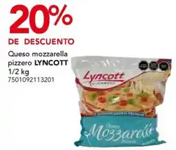 City Club Lyncott queso mozzarella pizzeria oferta