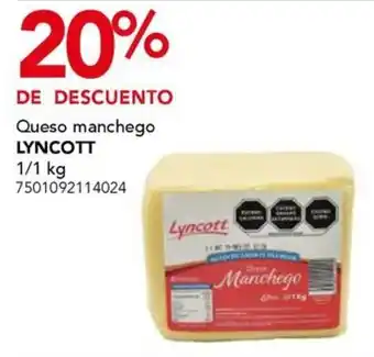 City Club Lyncott Queso manchego oferta