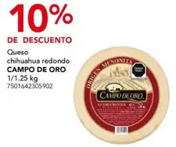 City Club Campo de Oro queso chihuahua redondo oferta