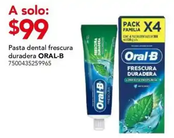 City Club oral-b pasta dental frescura duradera oferta