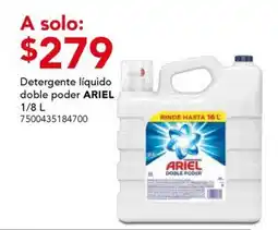 City Club detergente liquido doble poder ariel oferta